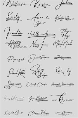 Does a Signature Have to Be in Cursive? - The Evolution of Signatures and Their Significance