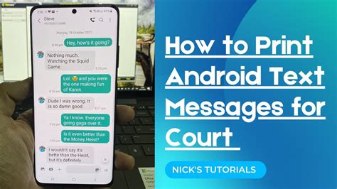 How to Print Text Messages from Samsung for Court: A Comprehensive Guide with Multiple Perspectives